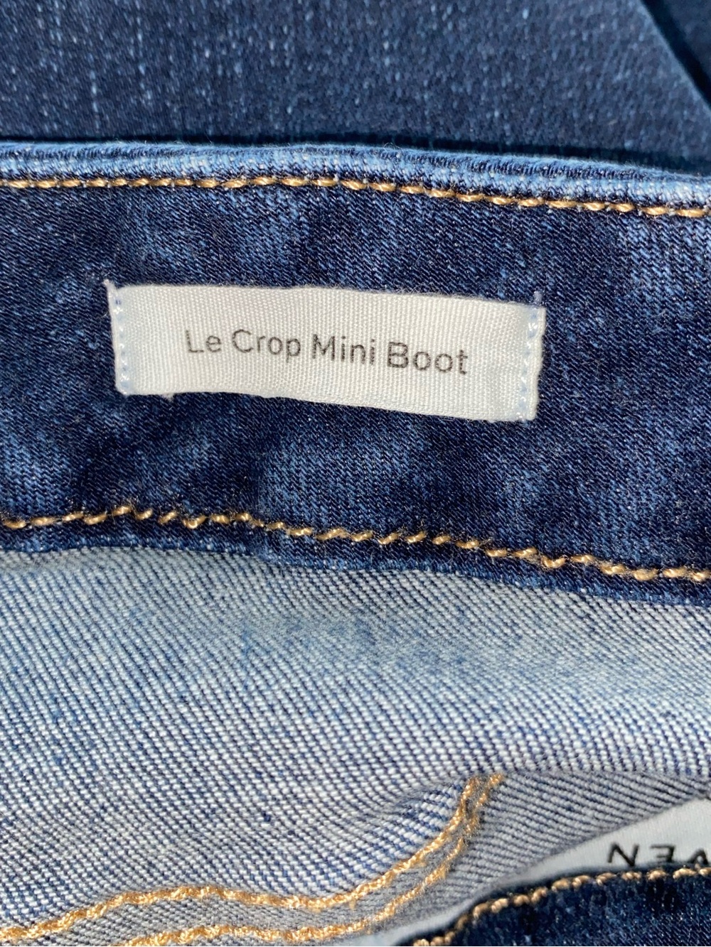 FRAME Le Crop Mini Boot Denim Jeans in Cobbert - Picture 5 of 6